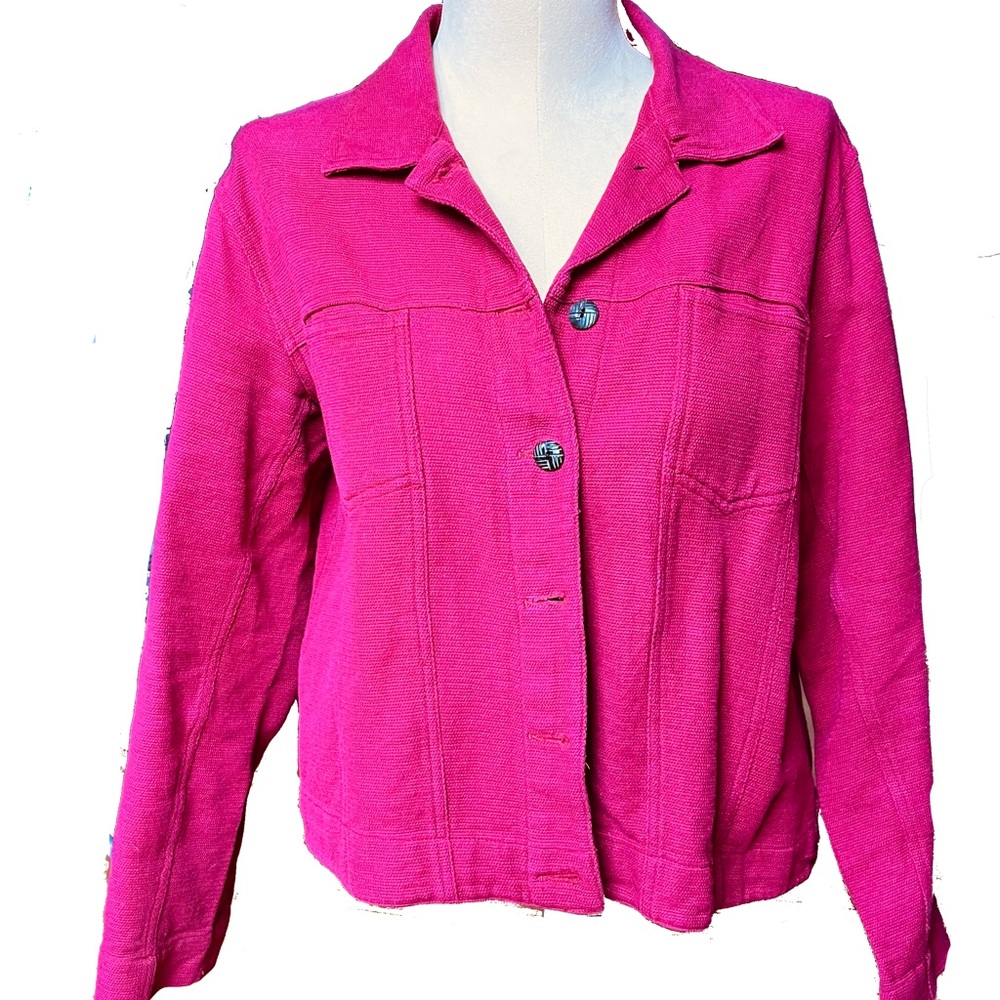 Chico’s casual cotton jacket Size 2 (US 12)